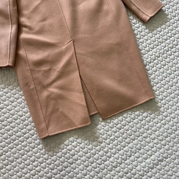 NWOT Ulla Johnson Wool coat Camel Overcoat Size P - Picture 11 of 12